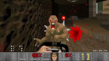 DooM II: Hell on Earth (1994) 100% Playthrough on Ultra-Violence (Map 01: Entryway)