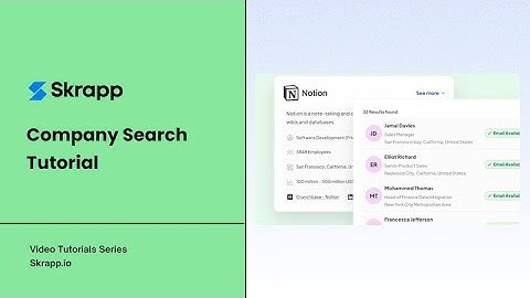 Learn how to find leads working for any company - Skrapp.io