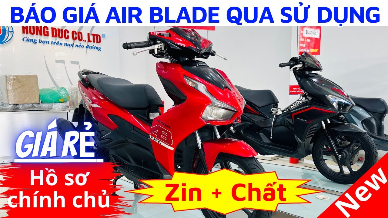 Review và báo giá Air blade qua sử dụng. Xe Chất Giá Rẻ tại Hồng Đức 10