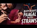 MAKING BADSHAH&#39;S PAAGAL WITH STRAWS!!!!