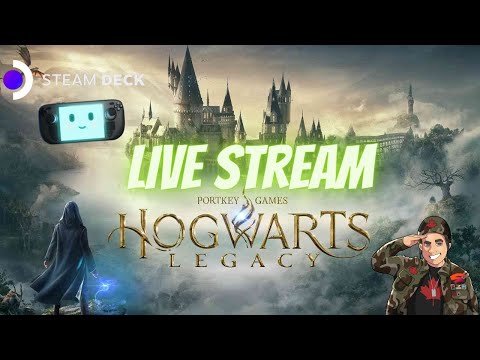 Hogwarts Legacy Live Stream gameplay on Steam Deck