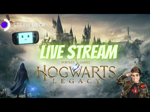 Hogwarts Legacy Live Stream gameplay on Steam Deck 