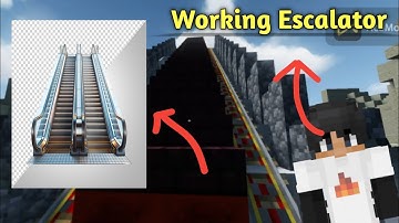 Minecraft: how to make a working escalator (easy)