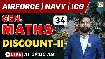 अटल Batch | Discount -2 | Airforce Gen. Maths Classes 2024 | Gen Maths for Airforce, Navy
