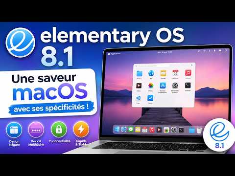 elementary OS 8.1 et son bureau Pantheon