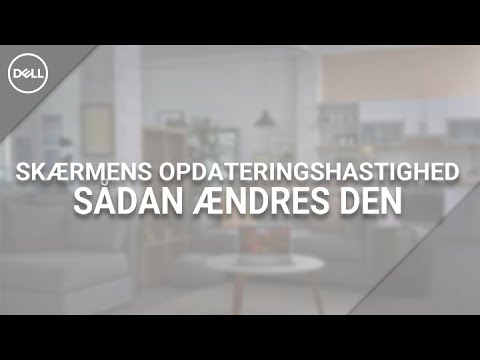 Video: Sådan øges Opdateringshastigheden På Din Skærm