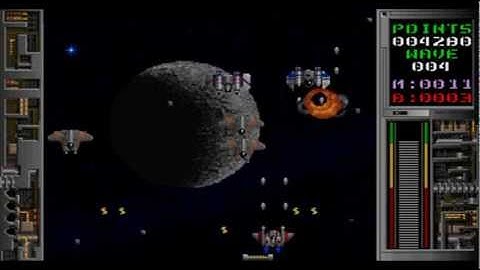 Galactix (1992) Intro and gameplay footage
