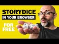 Improv storytelling with story dice