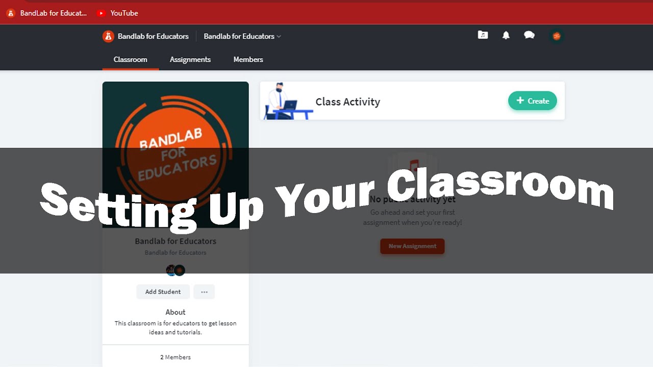 Setting up Bandlab for Education Account - YouTube