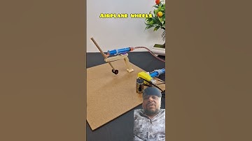 Opening the wheel of the plane | #dcmotor #dcman #tech #experimnent #techexperiments