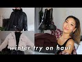 WINTER TRY ON HAUL (cute puffer jacket, jeans, chunky boots) ft. ASOS