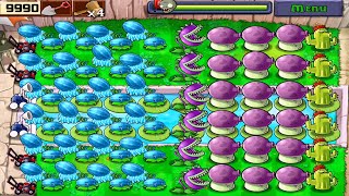 Plants vs Zombies || Winter Melon + Fume shroom vs All Zombies || Full Highlights HD [ 1080p ]
