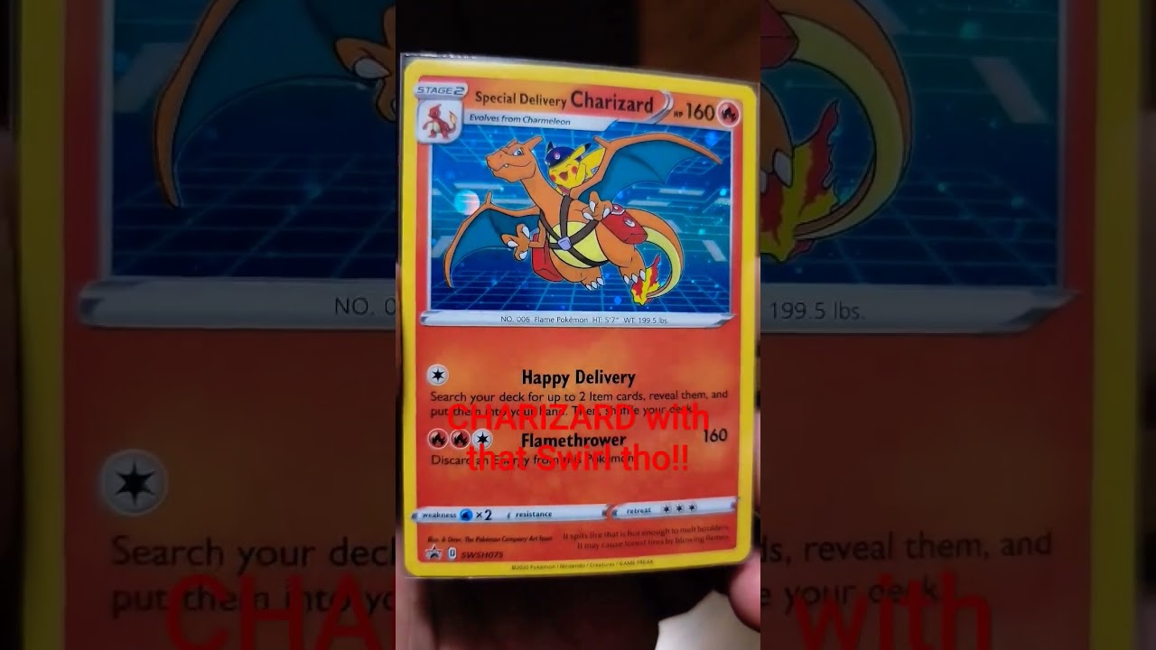 Special Delivery!!! Charizard has finally landed. 