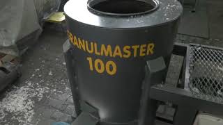 New plastic recycling machine AGGLOMERATOR for polyetilen sheet material GRANULMASTER  100