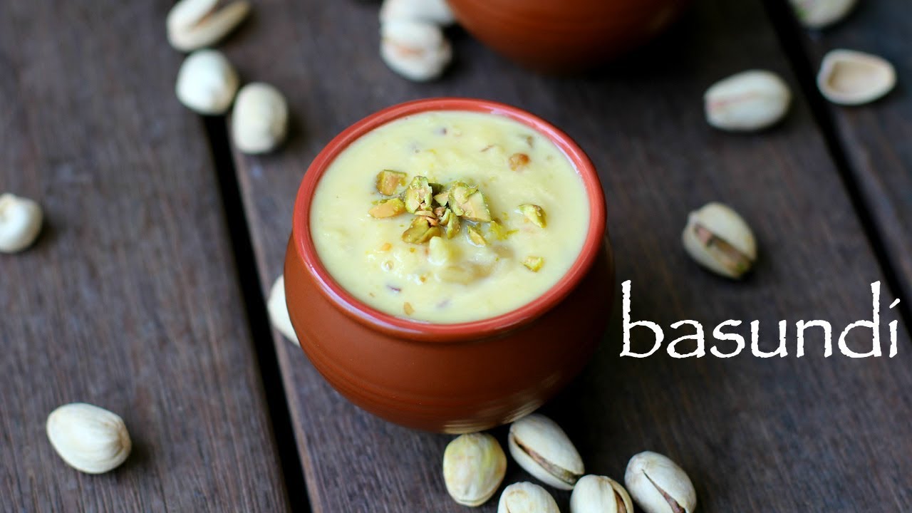 basundi recipe | how to make basundi sweet | easy milk basundi | Hebbar | Hebbars Kitchen