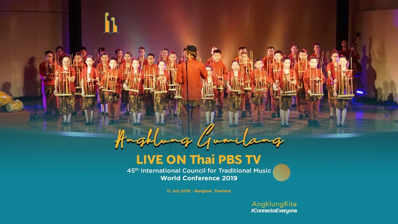 Angklung Gumilang on World Conference 2019 | LIVE ON ThaiPBS TV