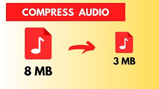 How to Compress mp3 Audio Files | Reduce Audio File Without Losing Quality | mp3 Compressor screenshot 1