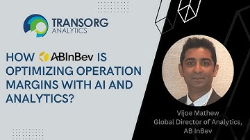 How AB InBev is optimizing operation margins with AI and Analytics?