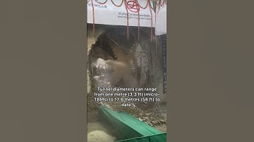 Tunnel Boring Machine | TBM #metro #