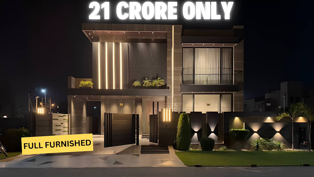 1 Kanal FULLY-FURNISHED Ultra Luxury Modern House of DHA Phase 6 Lahore With Theatre & Basement