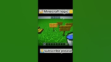 🤯minecraft logic🤫#minecraft #gaming #shortsfeed #shorts #viralshorts