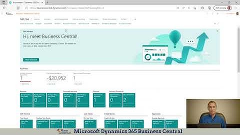Microsoft Dynamics 365, Business Central: Workflow Demo