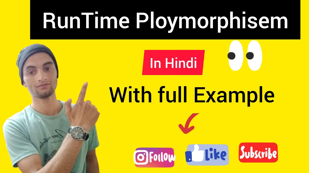 Run Time polymorphism in Java in Hindi - YouTube
