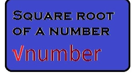 Square root of a number using math.h header file      #C language