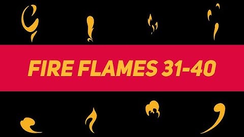 Liquid Elements Fire Flames 31-40 Motion Graphics Templates