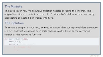 How to Iterate Over a Dictionary in Python Using Recursion