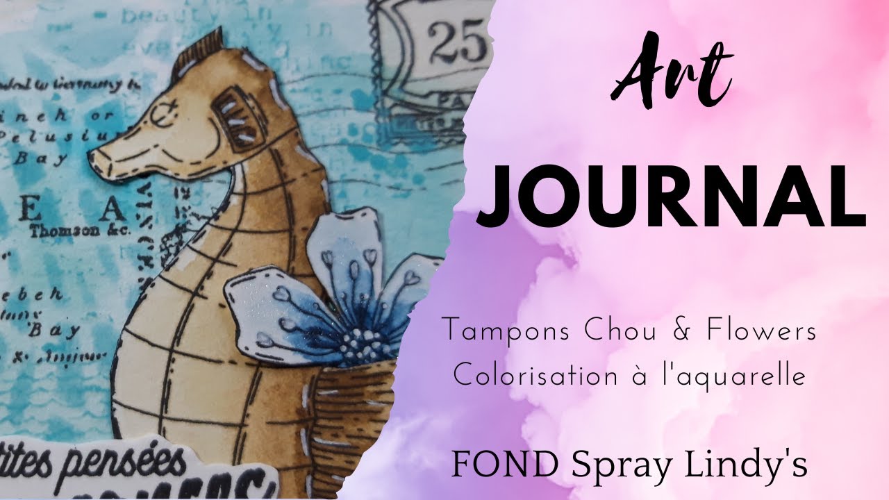TUTO Art Journal Aquarelle # 16 : Nautique @chouflowers3608