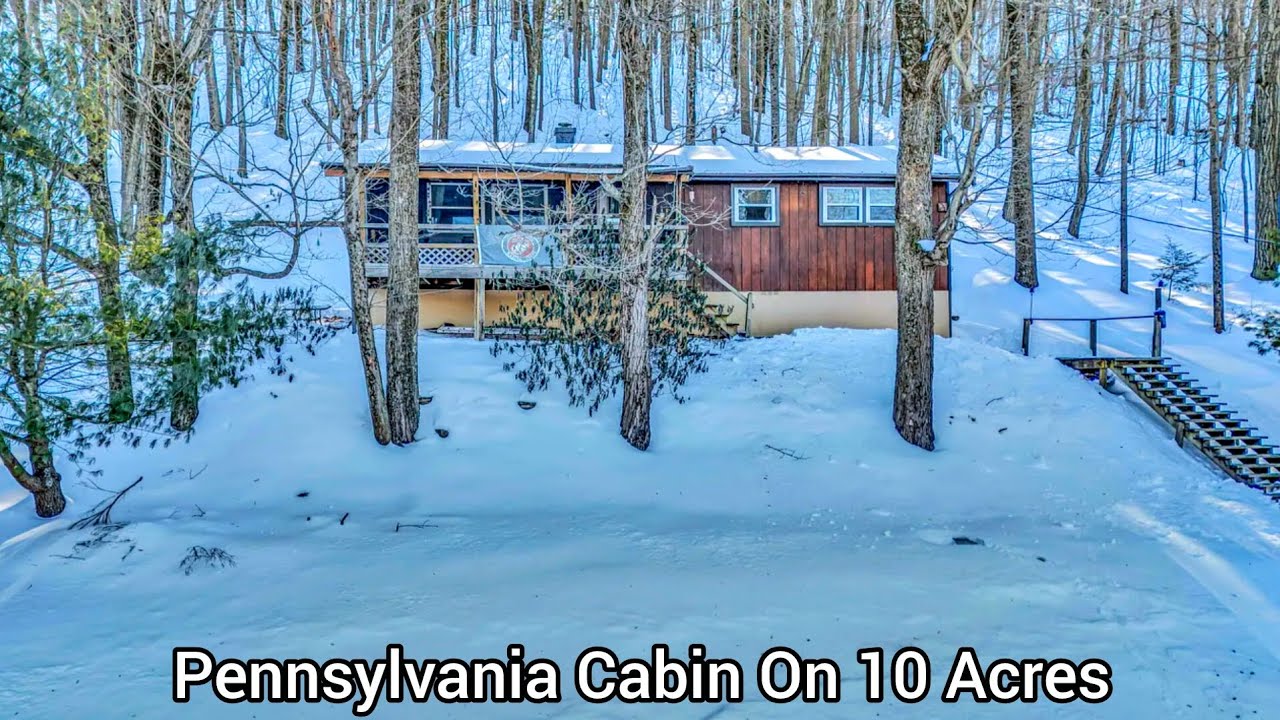 Дома в Пенсильвании на участках более 10 акров | Вид на озеро и лес | Особняки в Аспене | Недвижи...