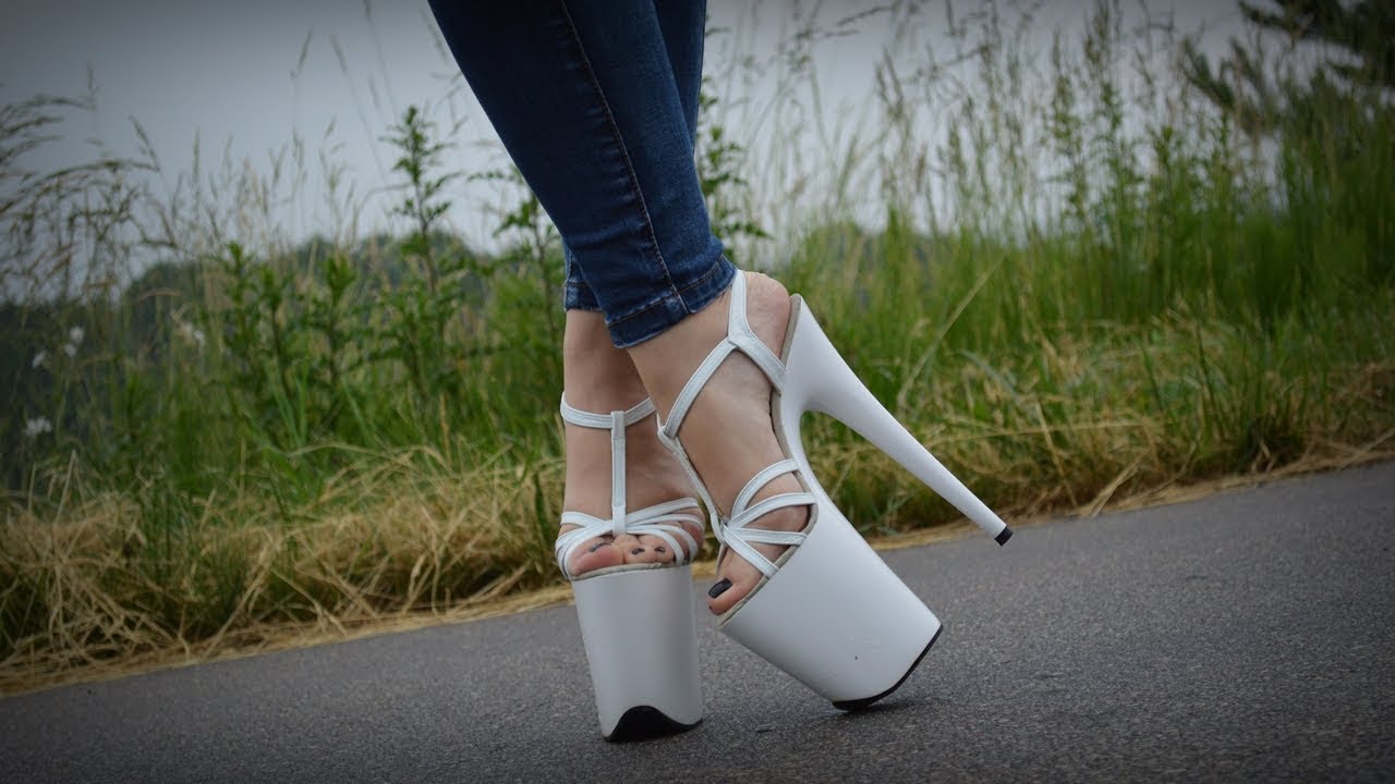 platform, shoes, high, heel, sandals, white, platforms, high heels, heels, ...