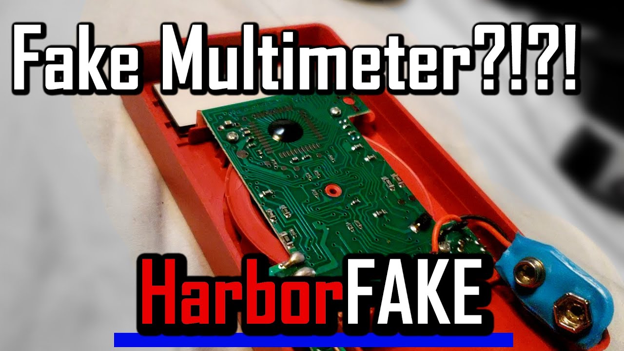 Harbor Fake? Harbor Freight Multimeter is missing parts! YouTube