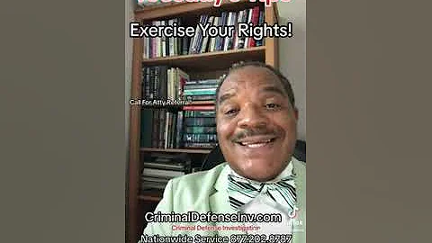 Exercise Your Right to Remain Silent!