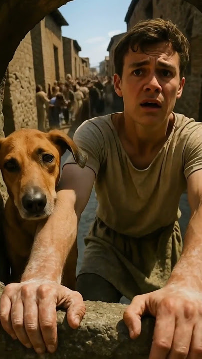 Pompeii in 30 Seconds: A Baker’s Final Run ⏳🌋😱