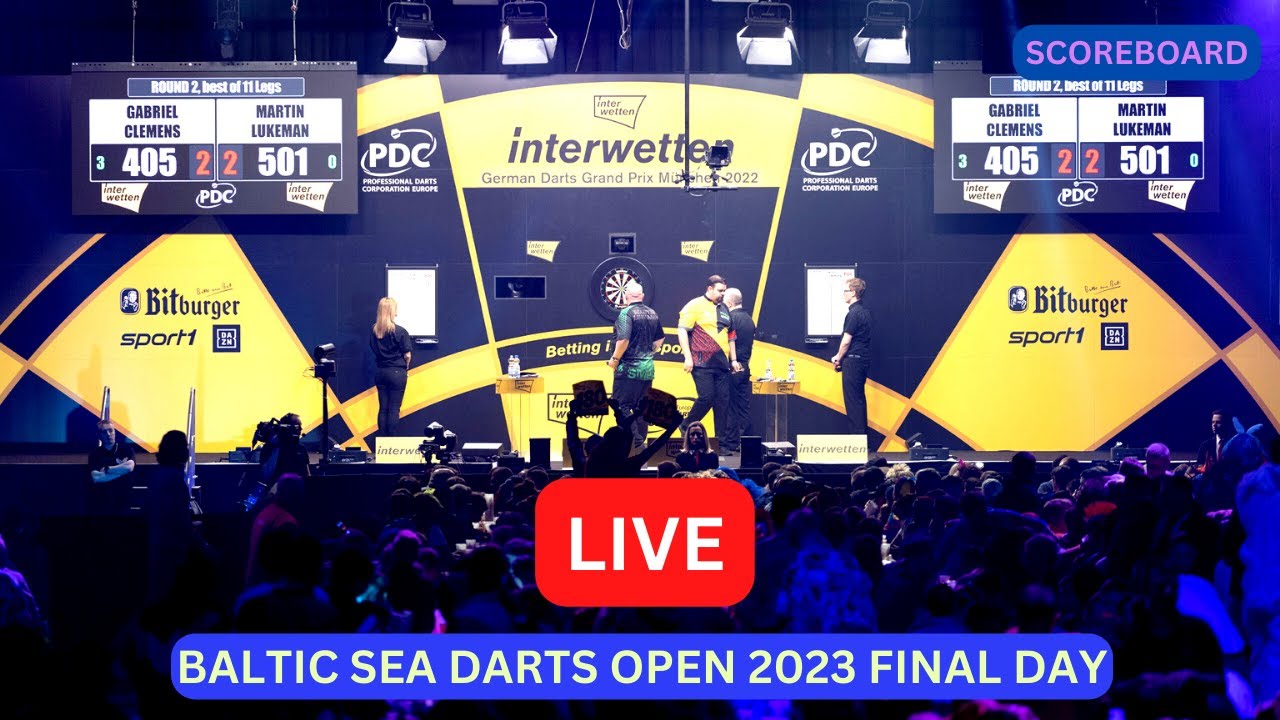 2023 Baltic Sea Darts Open LIVE Score UPDATE Today Final Day PDC