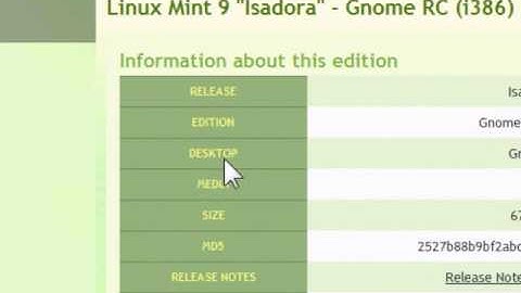 Linux Mint 9 (isadora)