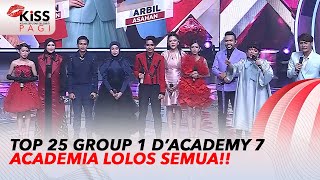 Dangdut Academy 7 Top 25 Group 1 Semua Berhasil Lolos Kiss Pagi