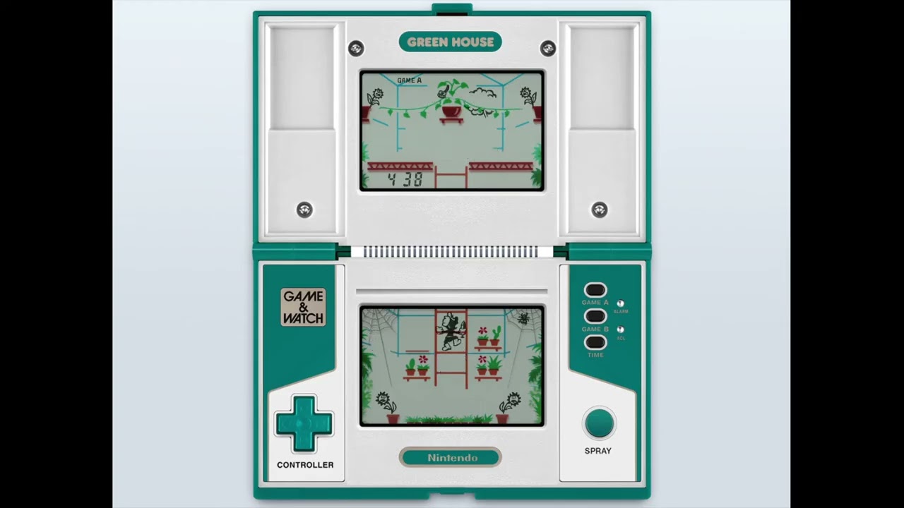 Game & Watch: Green House [Handheld Longplay] (1982) Nintendo