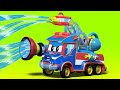 Truck cartoons for kids -  The FIRE TRUCK to the RESCUE - Super Truck in Car City !