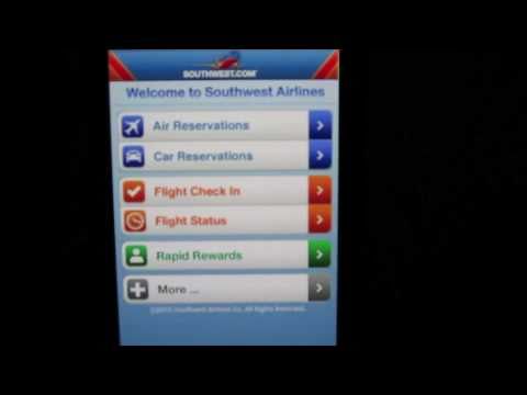 southwest airlines app