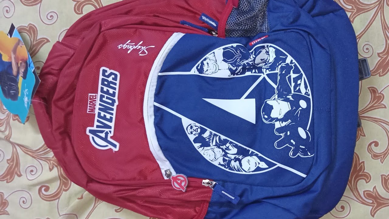My Amazon parcel Marvel Avengers skybags unboxing part 1 backpack 1
