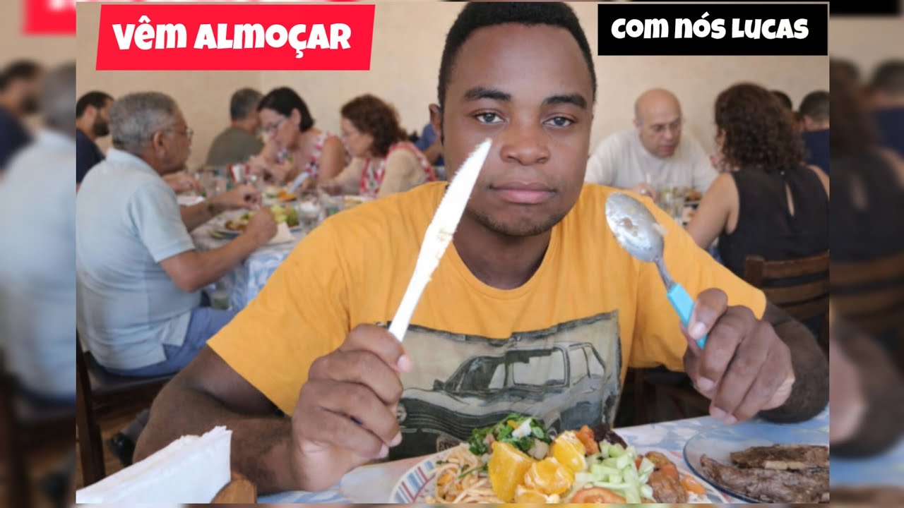 FUI CONVIDADO PRA IR ALMOÇAR NO RESTAURANTE DE GRAÇA NO BRASIL 🇧🇷 E EU NÃO PERDI O OPORTUNIDADE 🇲🇿🇧🇷