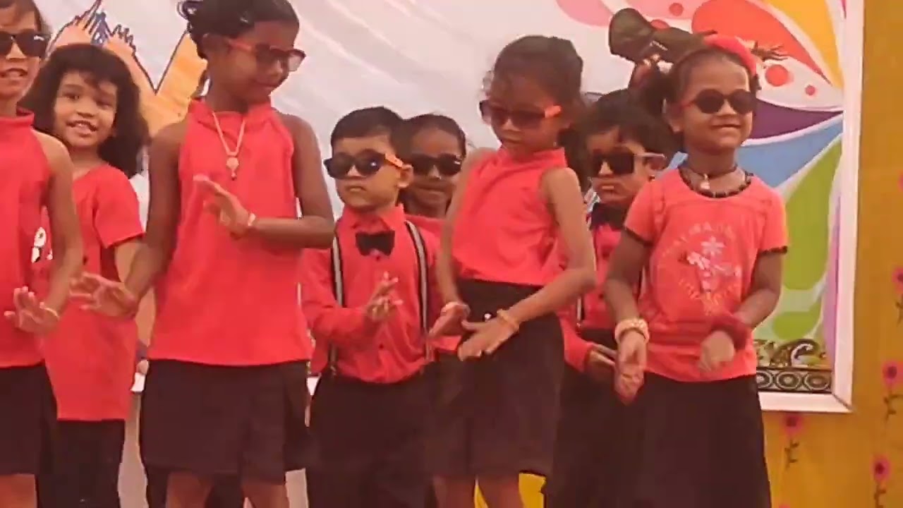 #Swag with #Kaala Chasma dance (AF- 2025-26) LKG&UKG Students 