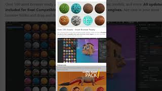 Best Blender Material Packs For Free  #3dblendered #blender3d #blenderrender3d