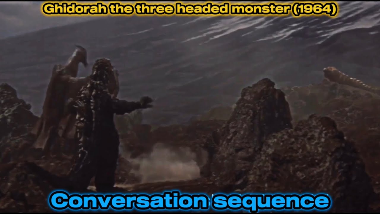 Ghidorah the three headed monster (1964)   Conversation sequence