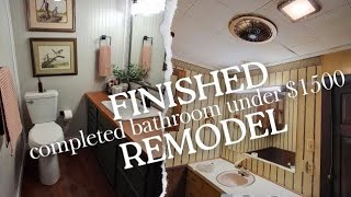 COMPLETE BATHROOM RENOVATION: Full DIY Transformation