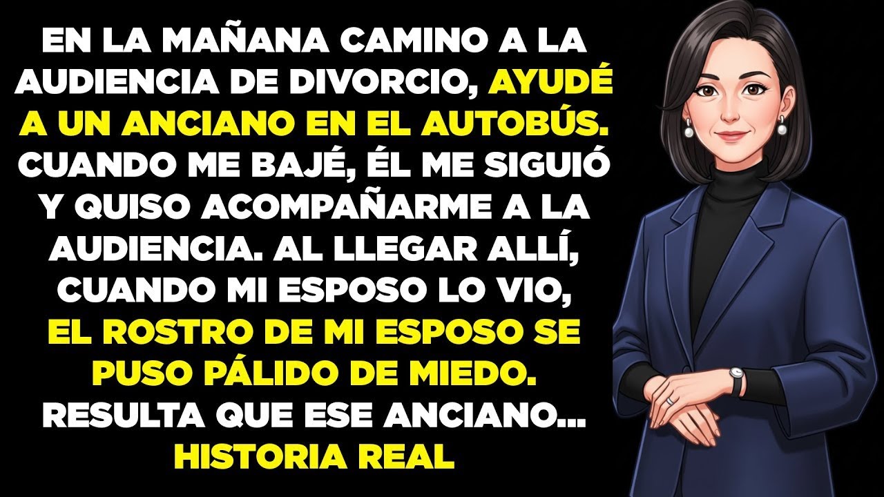Ayudé a un anciano en el bus; era profesor de Derecho. Mi esposo arrogante ¡SE ARRODILLÓ al verlo!