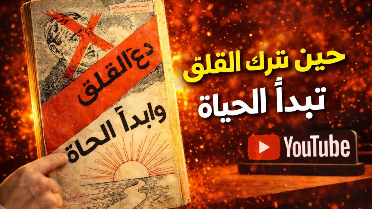 دع القلق وابدأ الحياة | كيف تدمّر المخاوف يومك دون أن تشعر؟